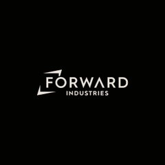 The image shows the "Forward Industries" logo in white on a black background, serving as the company's branding for an announcement regarding their continued acquisition of approximately 254,000 additional $SOL tokens, bringing their total Solana holdings to ~7.8M.