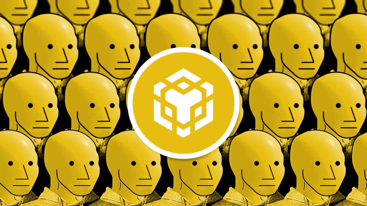 The image features a large group of yellow cartoon heads, all facing forward with their eyes closed. In the center of this cluster, there's a circle containing an abstract design or logo that reads "NPC IS DEPLOYED CROSS-CHAIN $ETH $BNB $SOL $BASE $NPC ONE OF US". The text and logo are positioned in such a way that they draw attention to themselves while the cartoon heads remain unaltered.

The post is titled "$NPC IS DEPLOYED CROSS-CHAIN $ETH $BNB $SOL $BASE $NPC ONE OF US", which provides context for the image and its content. The overall layout of the image, with the text and logo in the center surrounded by the cartoon heads, creates a visually striking contrast between the human figures and the abstract design.