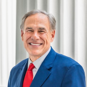 This image features Texas Governor Greg Abbott, whose recent order to audit data center projects is highlighted in the accompanying post as potentially impacting Bitcoin mining and AI site valuations.