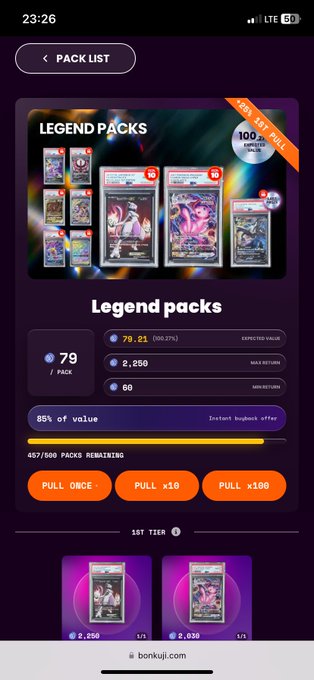 !"bonk!ji" is a brand new Pokemon game from "Bonkuji". The game features an interesting move called "@bonk_inu", which has been well received by players, giving them a boost of interest in the game. The post encourages players to explore and enjoy the game, highlighting its unique aspects such as opening packs, collecting cards, trading digitally, and even having physical cards available for collectors.