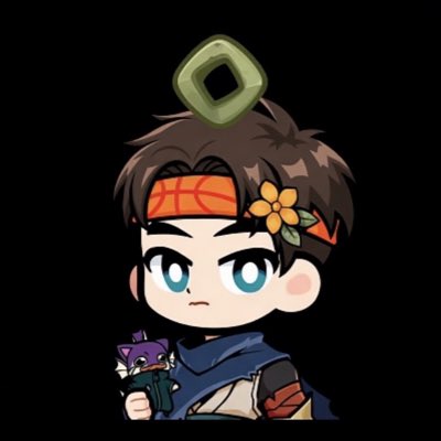 𝐌𝐨𝐰 𝐈'𝐦 𝐚 𝐑𝐞𝐚𝐥𝐧𝐚𝐝𝐬 is a cute, cartoon-like character with brown hair and an orange headband. The character has blue eyes and is holding a toy fish in one hand while wearing a bandana on the other. The image also contains text that reads "Just changed my PFP to this super cool 𝐌𝐨𝐰 𝐈'𝐦 𝐚 𝐑𝐞𝐚𝐥𝐧𝐚𝐝𝐬. Don't go crazy if you see a L Sith too".
