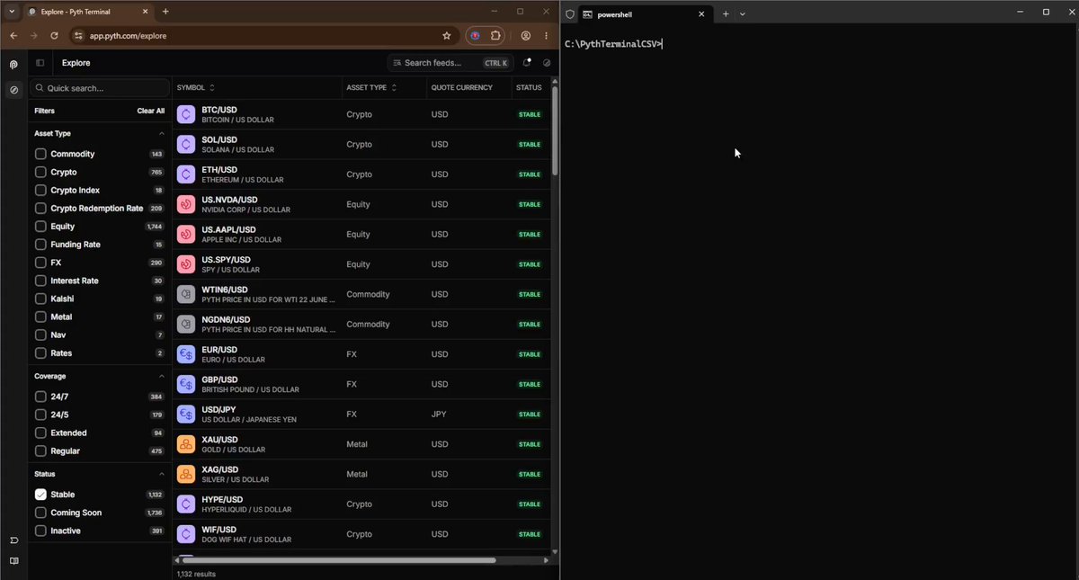The image features two different windows set side by side with each displaying a raw price comparison between app prices and the current stock market trends, such as appium, polynomile, etc. The window at the top shows an interface from the appium application while the bottom window is a real-time market display showing appium's current price compared to the stock market.