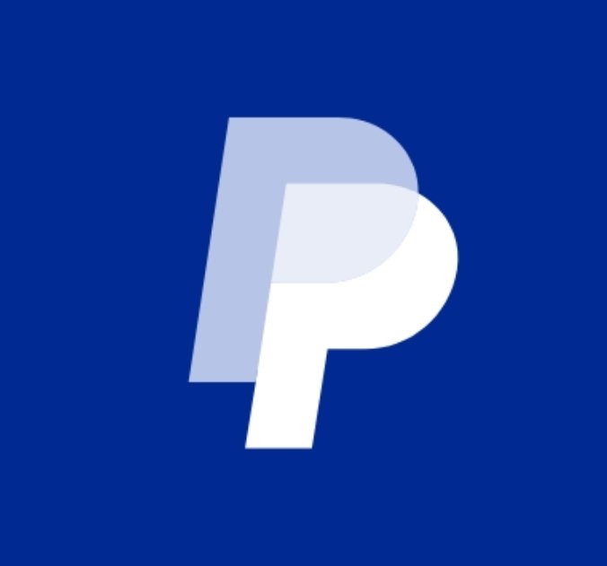 A stylized white and light blue "P" logo on a dark blue background, representing the PayPal brand, with no other text visible in the image. The post connects this PayPal logo to the PiNetwork community's anticipation of Pi/PyUSD stablecoin integration with PayPal's payment system.