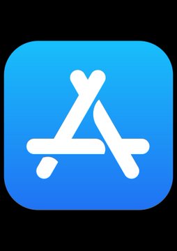 The image shows the Apple App Store icon, recognizable by its white stylized "A" formed from a pencil, ruler, and brush on a blue gradient background. This relates to the post about iPhone users suing Apple over a fake Sparrow Wallet app that was hosted on the App Store, leading to significant bitcoin losses.