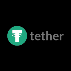 The image displays the Tether logo, featuring a green circle with a white "T" inside alongside the word "tether" in gray lowercase letters on a black background. This visual directly relates to the post, which reports on a lawsuit against Tether alleging the company froze $2.76 million in USDT without explanation.