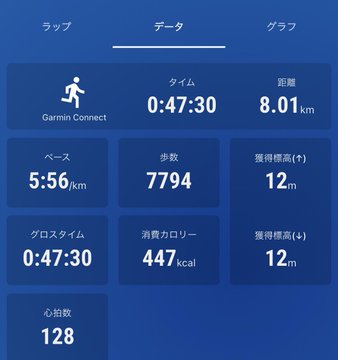 The image shows a blue screen displaying information about a person's running progress, including their current speed and distance traveled during a run. The text "stepn" can be seen in the image as well. This suggests that the runner has been using an app or device to track their runs and provide them with real-time data on their performance.