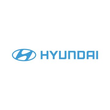 The blue Hyundai logo on a white background.