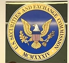 The official seal of the U.S. Securities and Exchange Commission featuring an eagle and the Roman numerals MCMXXXIV.