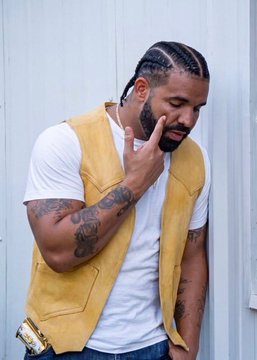 Drake looks contemplative with his hand to his face, possibly reflecting on the news that his odds of releasing a new album before year-end have dropped to 42% on Polymarket following his track "FOMO."