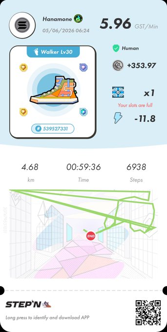 The image is a screenshot of an app called "StepIn", which displays various data related to fitness activities, such as steps taken, distance traveled, calorie intake, etc. In the bottom left corner of the screen, there is a list showing different achievements and accomplishments. It also provides instructions on how to use the app effectively for better tracking of physical activity levels. The image features a cartoon shoe with a white "Step" logo in the top left corner.