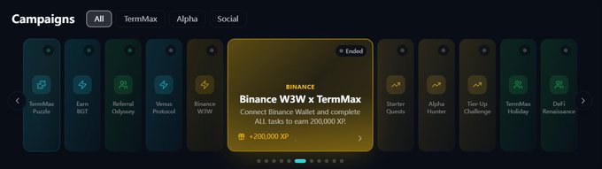 The image shows a screenshot of a campaign page for a trading platform, which displays various options available for users to choose from. The options include different cryptocurrencies such as Bitcoin, Ethereum, Ripple, and Litecoin. These options are presented on a banner at the top of the screen with a yellow background. The post also mentions that there is a term maxim in the image, possibly referring to a specific trading strategy or feature offered by the platform.