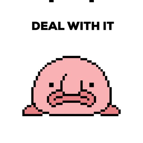 The image features a cartoon pink blob with a sad expression, giving off an impression of loneliness or isolation. This image seems to be related to a post that reads "Deal With It", which could imply some sort of challenge or problem being discussed. The caption at the bottom of the image suggests that it is about something everyone has missed, possibly a recent event or issue that has been overlooked by others.