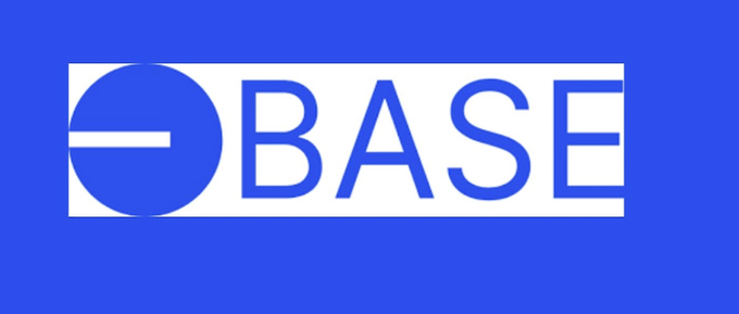The blue and white Base logo, the branding for Coinbase's Layer 2 blockchain network.