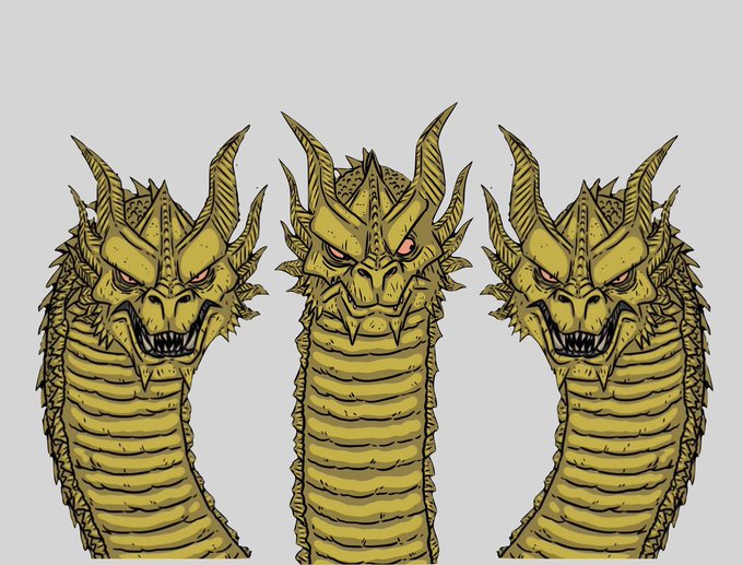The image features three large, yellow dragons with horns and fangs, standing next to each other against a gray background. The dragons are facing different directions, creating an interesting visual dynamic. The text "And more to be announced." suggests that there might be additional information or updates related to the post about Ethereum Summer.