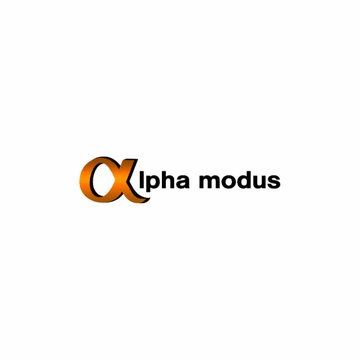 The image shows the orange-and-black “Alpha Modus” logo on a white background. It illustrates the post’s update that NASDAQ-listed Alpha Modus reported its subsidiary holds over $250 million in Bitcoin after acquiring 3,170 BTC.