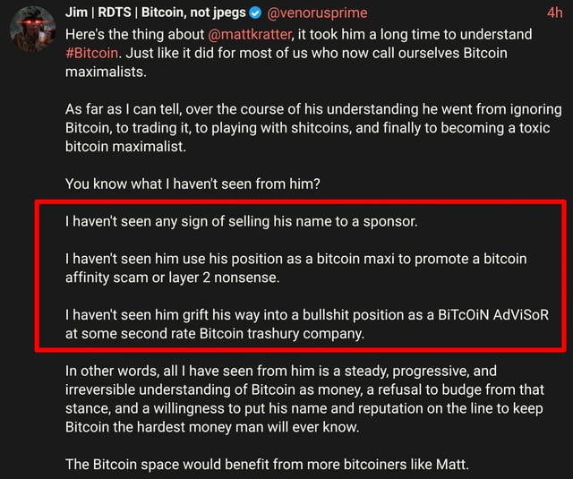 The image features a screenshot of an email conversation, which appears to be discussing Bitcoin or BIP-110. The main focus of the image is an article titled "What you won't ever see supporters use his name as a..." This indicates that there might be some negative information about Bitcoin users in this particular email exchange.