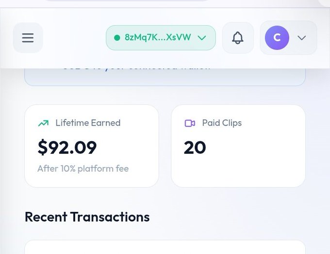The image shows a close-up view of a computer screen displaying various information, including a summary or a screenshot from a social media platform. The summary provided in the image appears to be related to transactions, as there are multiple terms listed such as "Lifetime Earned", "Paid Clips", and "Platform Fee". These terms may likely pertain to transactions that happened in a marketplace or an online platform where people exchange goods or services for credits. The presence of these terms suggests the image might be related to something called a "Ponzi scheme" which is often advertised on social media platforms, urging people to invest their time and money into the opportunity without realizing it's just a facade.
