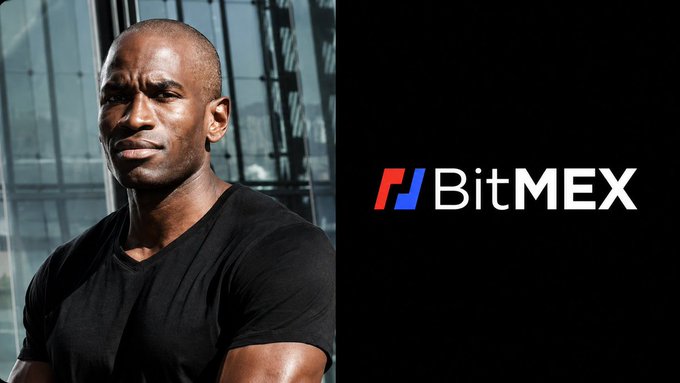 The image shows a man in a black shirt next to the BitMEX logo, identifying him as Arthur Hayes, co-founder of the cryptocurrency exchange that the post announces will be shutting down on September 23 after 11 years in operation.