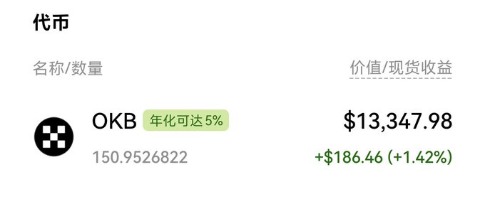 The image features a screenshot of a webpage displaying the text "Reserved" followed by an amount, "$150", which suggests the price is set for $150 OKB. The surrounding area includes other text that reads "I don't plan to sell these OKB; I'll just treat it as the next $BTC By the way, looking forward to what changes xlayer will bring in June @zakk_okx @star_okx". This post seems to be about a currency or investment related to Bitcoin or another cryptocurrency, and a website named "OKB" is listed alongside. The text is written in Chinese, indicating that the content may be of interest for people familiar with Chinese currency exchange markets or crypto enthusiasts from China who are intrigued by this new currency.