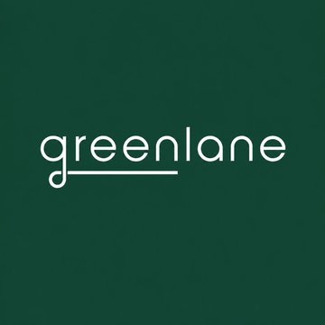 The image displays the Greenlane logo in white lowercase text on a dark green background, featuring an underline beneath the word. This serves as the company branding for Greenlane Holdings, the Berachain treasury firm referenced in the post about their $24.8M Q2 net loss attributed to a write-down on their BERA holdings.