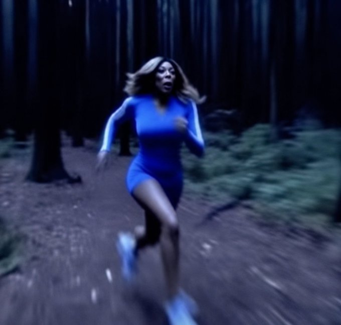 The image shows a woman wearing a blue dress, running through a forest with trees surrounding her. She appears to be in motion as she runs along the path. The caption of the image reads "Me running back to the Binance Academy article after realizing it explained everything". This suggests that the woman is not only enjoying her run but also reflecting on some important information or knowledge related to Bitcoin, which led her to this forest setting for a change of scenery and inspiration.

The post seems to be promoting an article about Bitcoin, as indicated by its title "Me running back to the Binance Academy article after realizing it explained everything". The image captures the woman's interest in the subject matter and serves as a reminder that learning can happen outside traditional educational settings.
