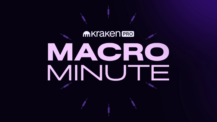 Kraken PRO 'MACRO MINUTE' promotional graphic in purple and black tones with decorative lightning bolts around the text.