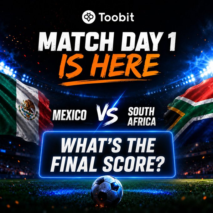 "The wait is over. Time to make your call. Drop your exact prediction below Follow @ToobitOfficial Repost this post #WorldCup2026 #Toobit #Crypto".