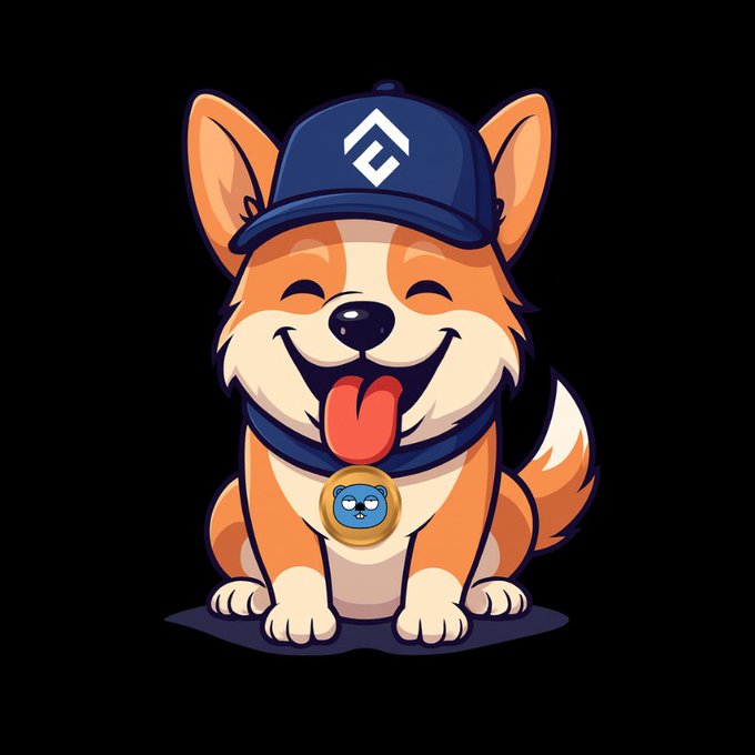 The image features a cartoon dog wearing a blue baseball cap with an "A" logo on it. The dog has its tongue out, giving off a happy vibe. The caption below the image reads, "While many memecoin in the Conflux ecosystem have disappeared over time, $CONFID remains active and continues building as the pioneer memecoin on @Conflux_Network". This suggests that the dog is associated with the Conflux Network, which has been around for quite some time. The post highlights the longevity of the Conflux Network and its commitment to making history in the world of cryptocurrencies.