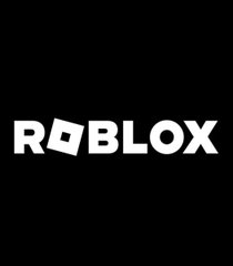 The image displays the white "ROBLOX" logo on a black background. It relates to the post as a visual representation of Roblox (RBLX), suggesting excitement about the company reaching the top 10 list.
