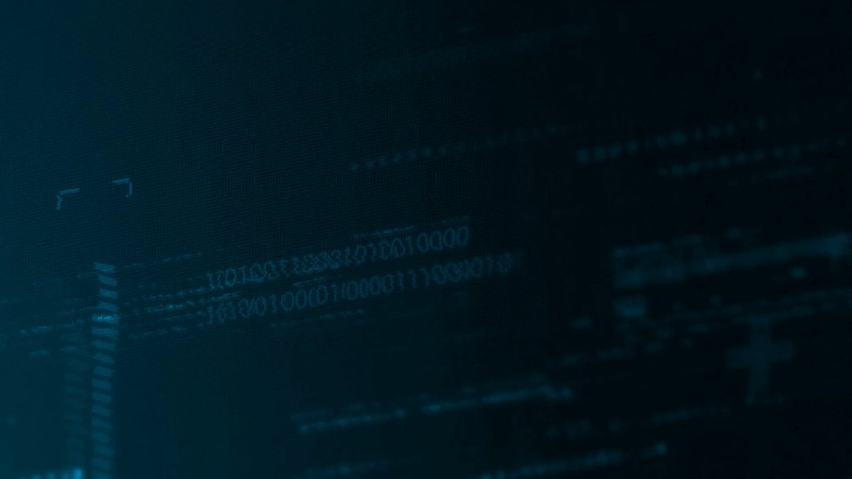 The image features a close-up view of a blue background with white lines, which appears to be a computer screen or a digital art piece. The text "THE NEXT BREAKOUT ECOSYSTEM ON #XRP-LEDGER IS ALMOST HERE! Anonix is preparing to launch its first Alpha v1.1 AI Chatbot, following the upcoming release of its AI-powered Marketplace and the first privacy-oriented social platform built on XRPL." The image also contains a code that reads "focus on what is in the image and how it relates to the post".