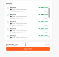 The image shows a "Withdraw" section of the Retium Testnet wallet (wallet.retium.org) displaying an account balance of approximately 10.0462 RET, with a Staked Amount field and an orange "Claim RETM" button at the bottom. This relates to the post as the user is celebrating the Retium Testnet website being back online after a few days of downtime, making the wallet interface accessible again for testing.