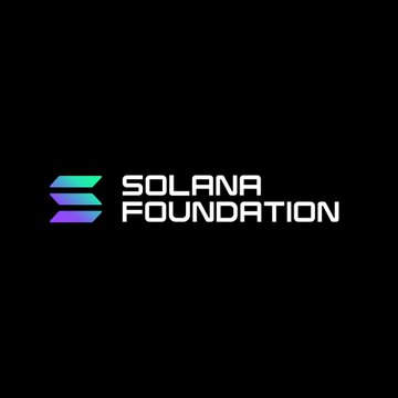 The image displays the **Solana Foundation** logo against a black background, featuring its gradient teal-to-purple "S" emblem alongside white text. It relates to the accompanying post about Solana Foundation's report on remittance fees, reinforcing the source of the data on average remittance costs and settlement times.