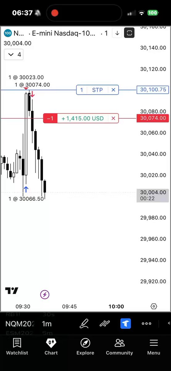 The image shows a screenshot of a cell phone's stock trading app, which displays various data points about Bitcoin trading. The phone is located at (0.17, 0.72, 0.42, 0.82), with a blue screen indicating that there may be some error messages or issues. It appears that the news has been manipulated in relation to the Bitcoin market, as indicated by the chart displayed on the app. This highlights the influence of news on stock trading and the importance of being aware of potential manipulation for accurate analysis and decision-making in the financial markets.