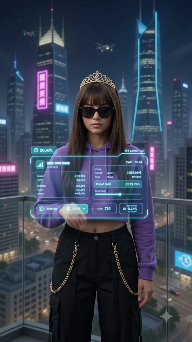 The image features a woman wearing sunglasses and holding a piece of paper with information about a futuristic cityscape. The text on the paper suggests that this city has been designed using Arc, an innovative platform focused on creating a stablecoin-based ecosystem for various applications such as payments, markets, and apps. The woman is standing in front of a tall building, which could be a skyscraper or a modern architectural marvel. This futuristic cityscape serves as the backdrop to the image, emphasizing the cutting-edge nature of the technology being showcased.