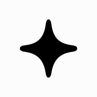 A black four-pointed sparkle or "star" icon on a white background, serving as a decorative symbol to emphasize the excitement around the upcoming @biwlsxyz NFT collection.