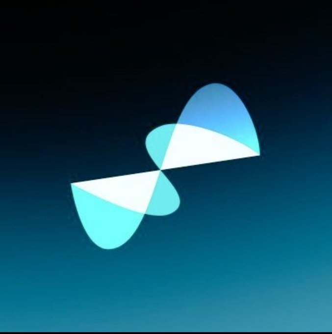 The image features a blue sky with two white triangles positioned at opposite ends of the frame, creating an interesting visual effect that resembles a bow or a sail. The text "Night @quipnetwork" is also present in the image, which could be related to the content of the post.