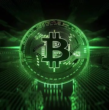 A glowing green Bitcoin (BTC) emblem hovers within a circular digital portal, with a price chart faintly visible below against a dark, cyber-inspired backdrop. The image visually reinforces the bullish forecast of BTC reaching $90,000, symbolizing the digital currency's projected ascent as predicted by Kalshi traders.