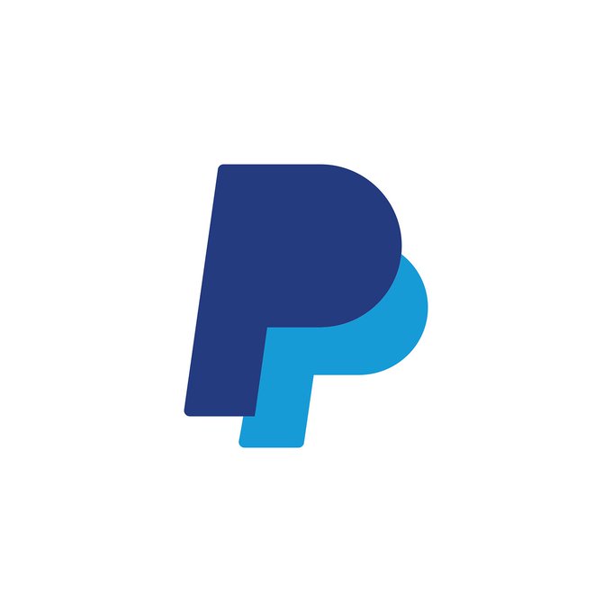 The image shows the PayPal logo, featuring two overlapping "P" letters in dark blue and light blue, which directly relates to the post's discussion about integrating Pi Network with PayPal's established global financial ecosystem.