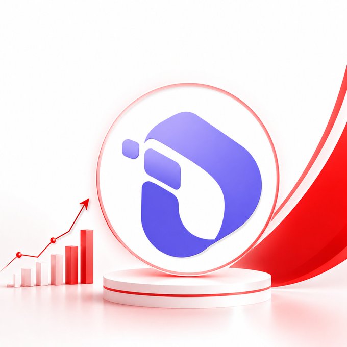 A 3D-style graphic features a purple/blue logo on a white circular platform, flanked by a rising red bar chart with an upward arrow on the left and red swooshes on the right, symbolizing growth and market momentum.

The image visually reinforces the post's message about $ITL's long-term potential by depicting upward growth (rising bars and arrow), aligning with the author's emphasis on supply-and-demand price discovery and confident bullish outlook.