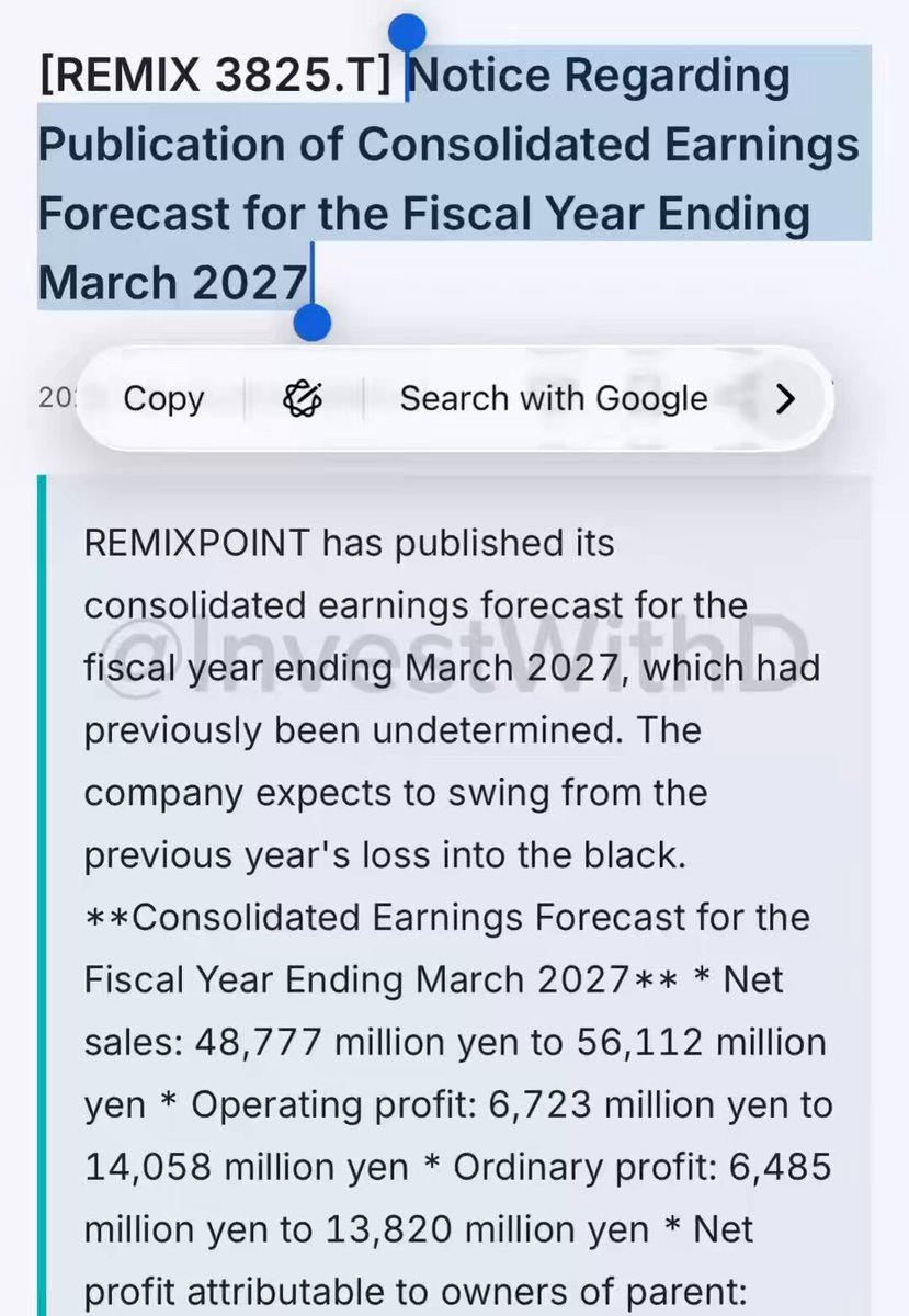 The image features a screenshot of an open phone or laptop displaying text on its screen related to Japanese yen and corporate balance sheets, with several dots scattered around the image for better readability. The phone's screen displays information about Japan's currency exchange rate against another currency. At least two lines of text are visible in the image: one providing context, stating "Japan is-in a foreign -currency and this post adds 1.19 million xRP to its corporate balance sheet", while another line of text provides details on Japan's economy and corporate data.