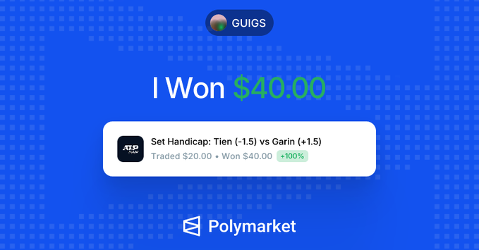 The image shows a screenshot of an advertisement for trading services, specifically focusing on a trading app called "Guis" that allows users to trade stocks. The text on the screen reads "I Won $40.00", indicating that someone has won money through this trading app. The image also displays a stock chart with the symbol "GIL" and the price of the stock at $4.50, showing how well the user's investment performed in comparison to the market.