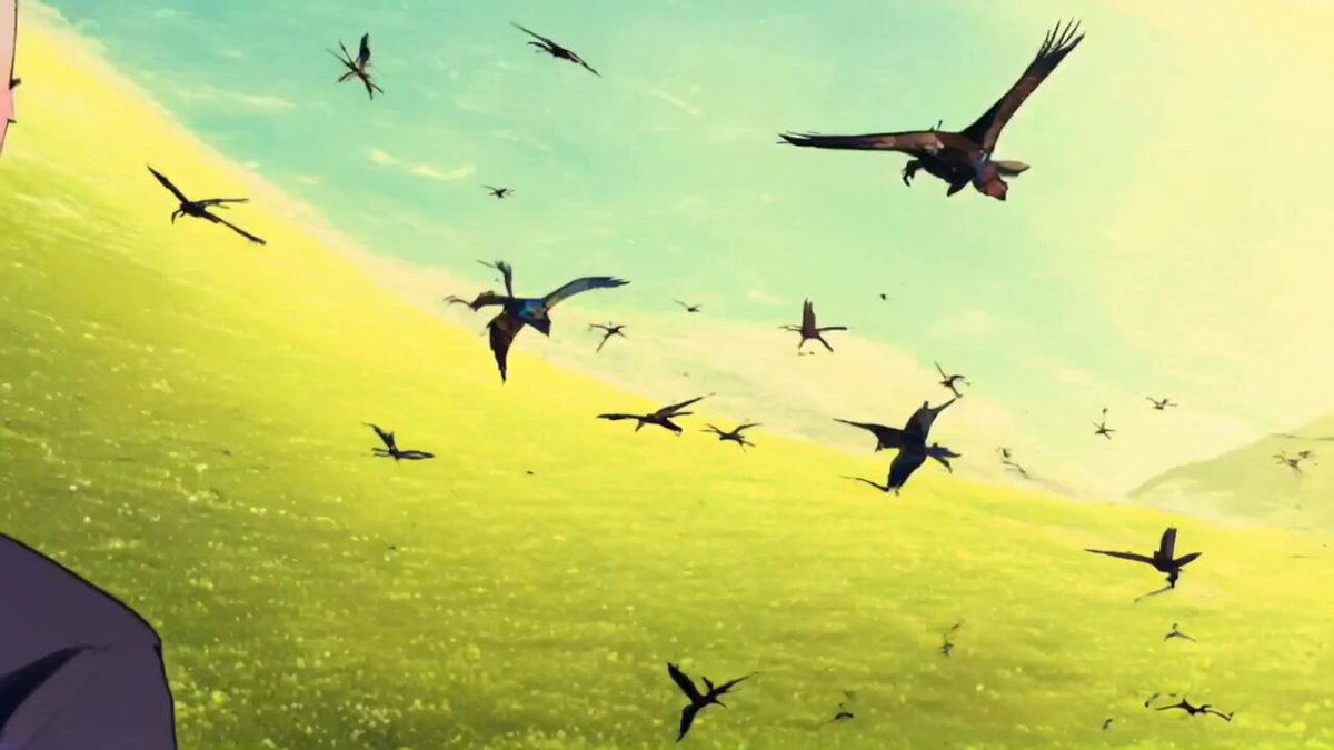 The image features a scene of birds flying over a field with yellow flowers. The sky above them is blue with clouds, creating an overall peaceful atmosphere. In the background, there are several birds scattered across the sky, some closer to the foreground while others are further away. The focus on this natural setting and the presence of birds in flight highlights the idea shared by Vitalik Buterin about using blockchain technology for innovative purposes beyond just money transfers.

The post seems to be discussing a new concept or application related to blockchain that could potentially revolutionize various industries, such as finance, supply chain management, or even social networking platforms. The image serves as an example of how the idea can be applied in real-life scenarios and demonstrates the potential impact of this emerging technology on society.