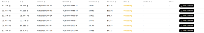 A screenshot of a cryptocurrency trading interface displaying multiple buy orders for the token '0x...683' with amounts around 80 to 82 units.