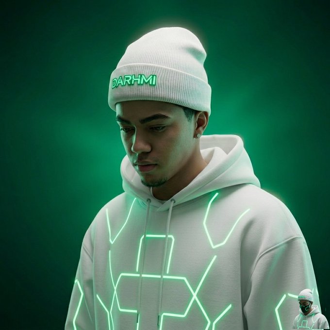 𝕏 Family TGIF is a company that creates smart home products for people who want to make their lives easier and more efficient. The image features two men wearing white hoodies with neon green designs, which are part of the product line from 𝕏 Family TGIF. One man is standing in front of another man, both wearing white hoodies with neon green designs. This suggests that they might be discussing or showcasing their products to each other. The image also includes a caption about how on-chain activity can be made smarter and more rewarding by using tools like 𝕏 Family TGIF.