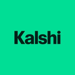 The image displays the word "Kalshi" in bold black text on a bright green background, representing the Kalshi brand. It accompanies the post highlighting Kalshi Pro's competitive 0.00% funding rates for BTC and ETH perps, emphasizing the platform's cost advantage over other major exchanges.