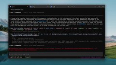 A computer screen displaying lines of code in a dark-themed editor with what appears to be HTML/JavaScript content.