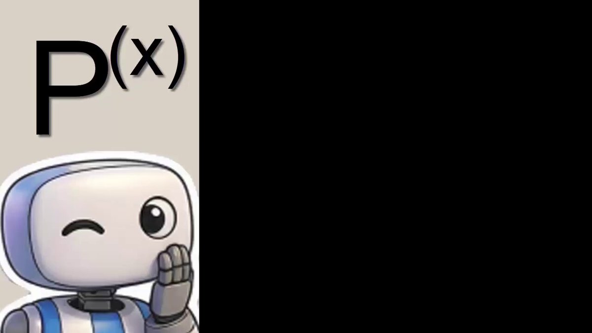 The image features a robot with its mouth open as if whispering or speaking into someone's ear. The robot has a face and appears to be wearing a blue shirt, giving it a human-like appearance. The background of the image is black, which contrasts with the white text that reads "P(x)". This combination creates an interesting visual effect where the robot seems to be communicating or interacting with someone through the use of text. The post about PrismaX focuses on how this technology can bridge the gap between humans and automation by enabling more human-like interactions, rather than waiting for fully autonomous machines in the future.