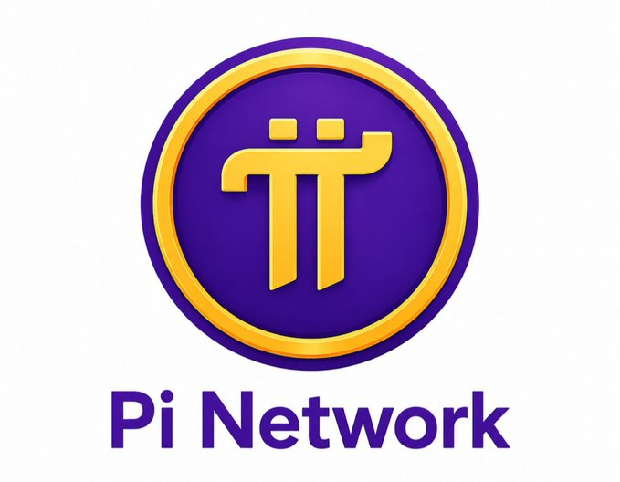 The Pi Network logo featuring a stylized purple and gold 'π' symbol inside a circular coin design.