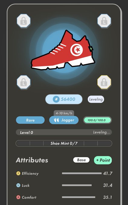 The image features a cell phone screen displaying an app called "Around The World" with a red shoe on it, which has a star symbol on it. The app appears to be a sneaker matching game that allows users to explore different countries by matching their shoes with the corresponding locations.