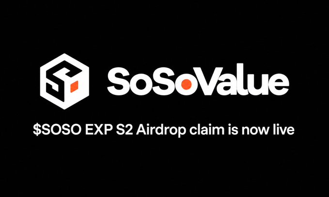 The image displays an advertisement related to a product called SoSoo Value. The advertisement features a striking black and white logo with a hexagonal "O" and an orange "X", which stands out against the background. At the center of the image, there's a white text that reads, "SOSO SOAO Value is now live." This text highlights the new product offered by SoSoo Value, which allows users to claim their $SPCX using its soSoo value as collateral on SoDEX alongside BTC, ETH and XAUT. Additionally, there's a small image of a dollar sign next to the text, indicating that the claimed amount is $100,000.